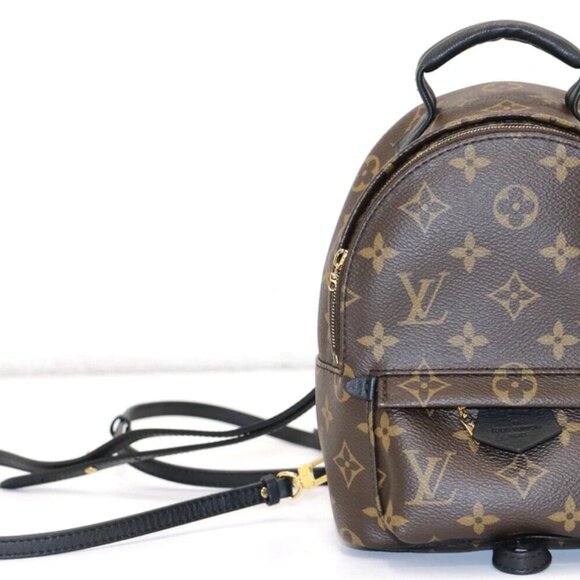 Louis Vuitton Palm Springs Backpack Mini Brown Canvas M44873 - Picture 3 of 14